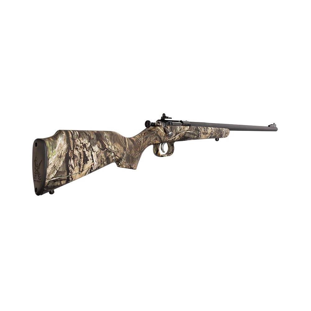 Keystone Crickett Rifle .22 LR Single Shot 16.125" Blued Barrel Synthetic Stock Mossy Oak Break up Picture of Keystone Sporting Arms MOSSY OAK BREAK-UP BLUED .22 LR SYNTHETIC STOCK HYDRODIPPED
