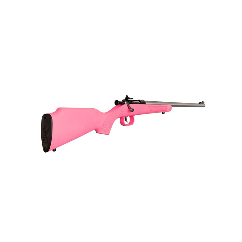 Keystone Crickett "My First Rifle" .22 LR Single Shot 16.1" Barrel Pink Picture of Keystone Sporting Arms PINK SYNTHETIC "MY FIRST RIFLE" S/S .22 LR