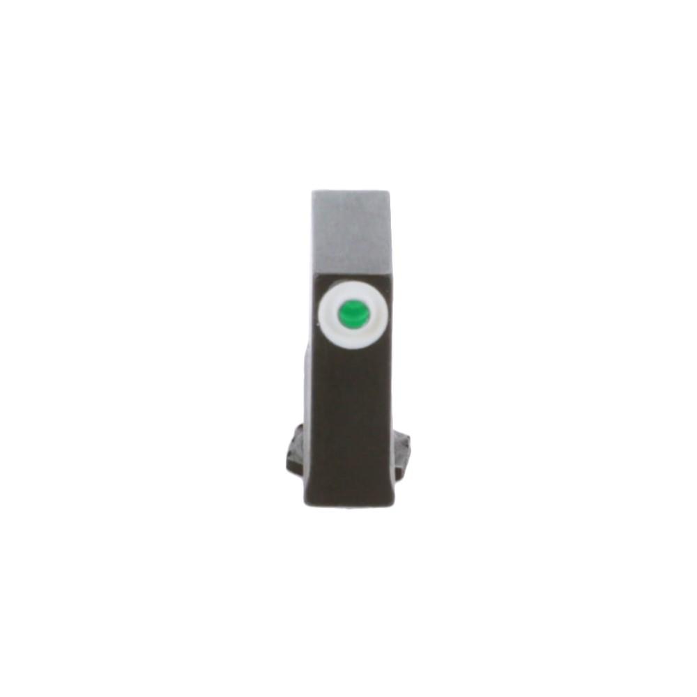Ameriglo Tritium Front Handgun Sight for Glock Green with White Front Picture of Ameriglo Tritium Front Sight for Glock (all) GRN Tritium WHT Outline FRONT