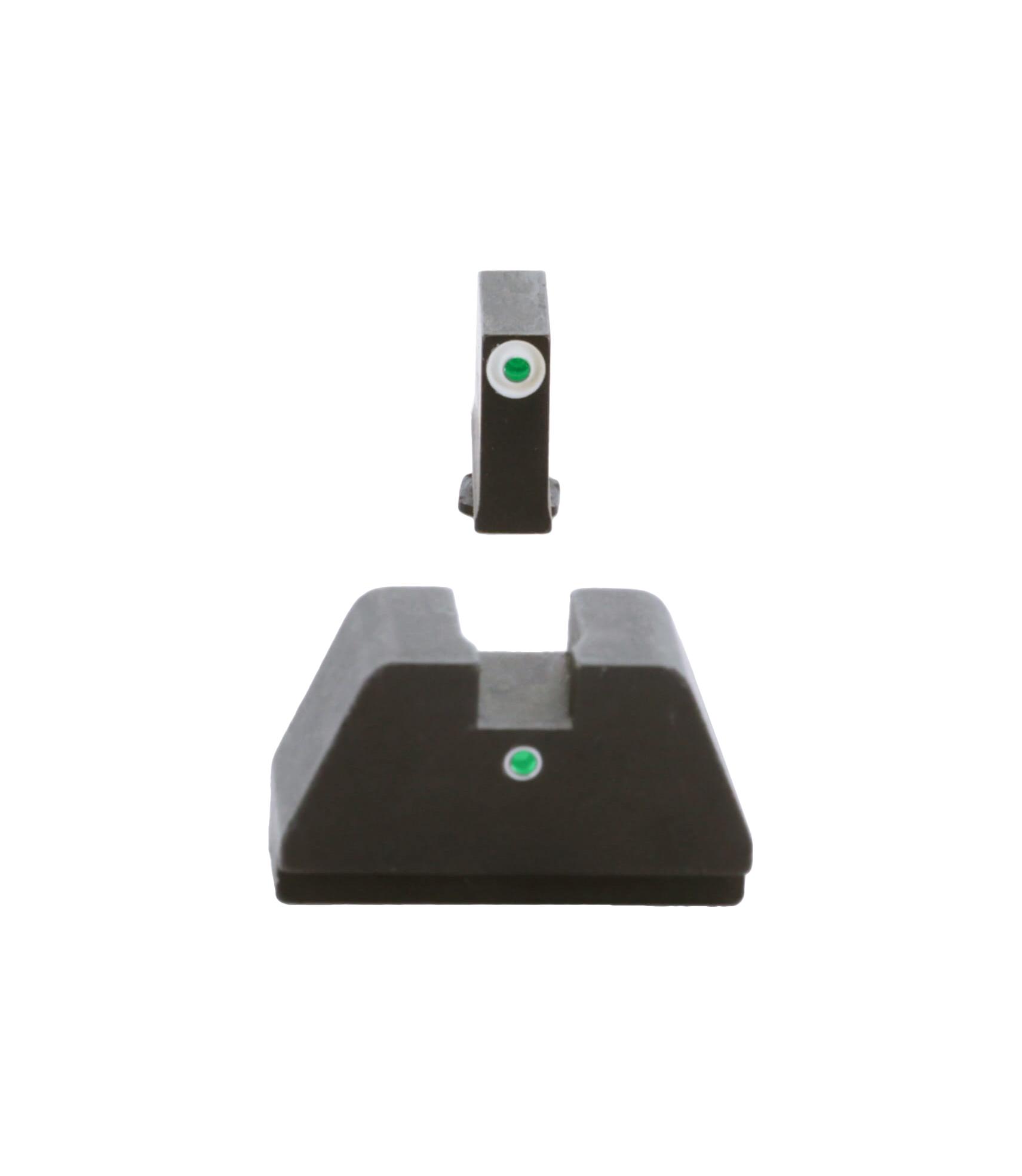 Ameriglo 3XL Tall Green Tritium White Outline Front Tritium Dot Rear Glock Picture of Ameriglo 3XL Tall Green Tritium White outline front green tritium dot rear Glock