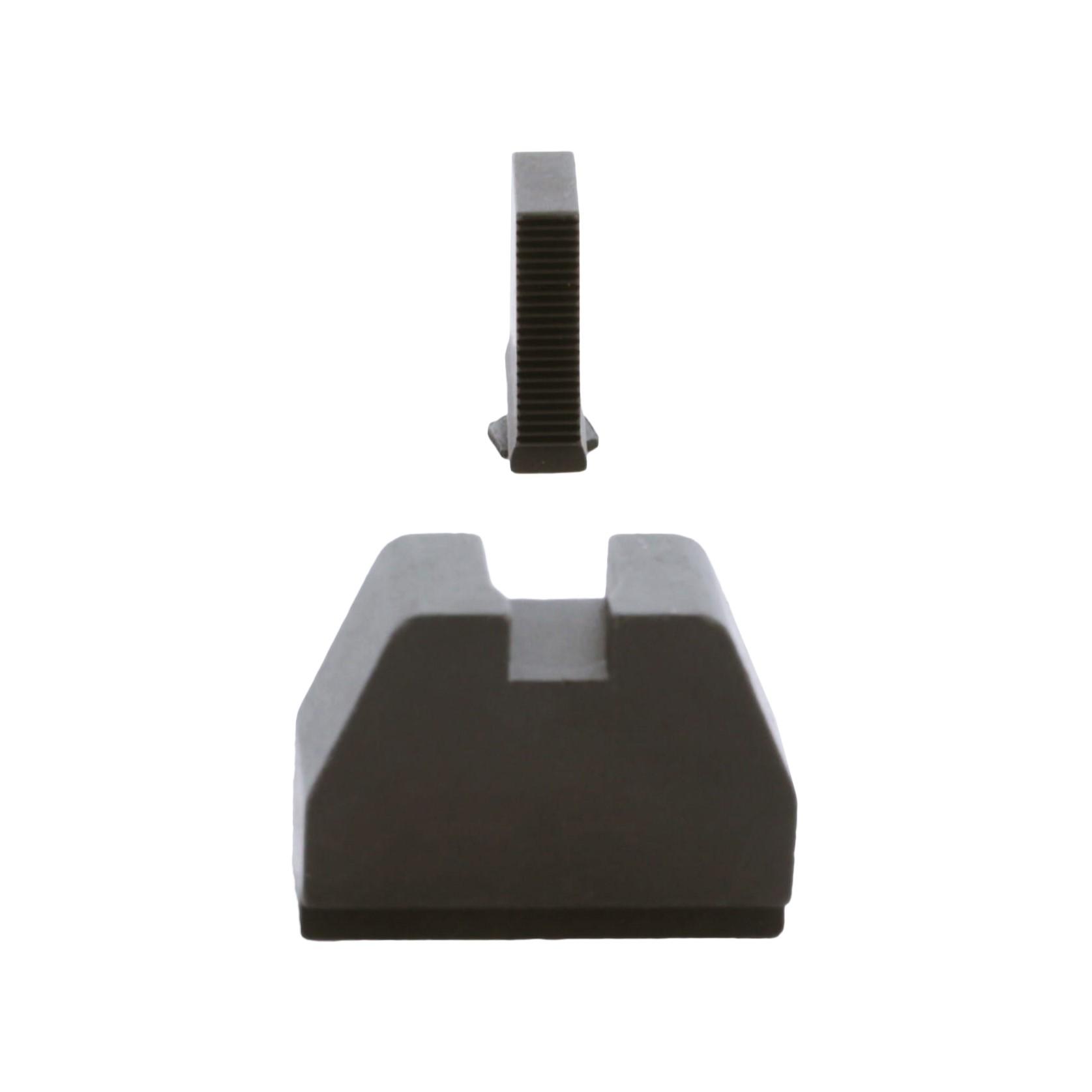Ameriglo 8XL Tall Black Serrated .475 Front Flat Black .578 Rear Handgun Sight Glock Picture of Ameriglo 8XL Tall Black serrated .475in FRONT Flat Black .578in REAR Glock