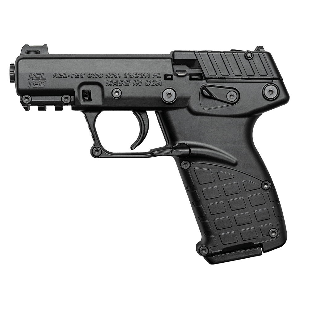 Kel-Tec P17 OR Handgun .22 LR 16rd Magazines (3) 3.8" 1/2x28 Threaded Barrel Black Picture of Kel-Tec Cnc Industries Inc. KelTec P17 Black .22lr Optic Ready 17rd Mag