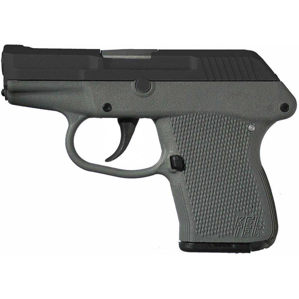 Kel-Tec P32 Handgun .32 Cal 7rd Magazine 2.7" Barrel Black and Grey Picture of Kel-Tec Cnc Industries Inc. P32 .32CAL BLUED W/ GRAY GRIPS 7 RD MAG