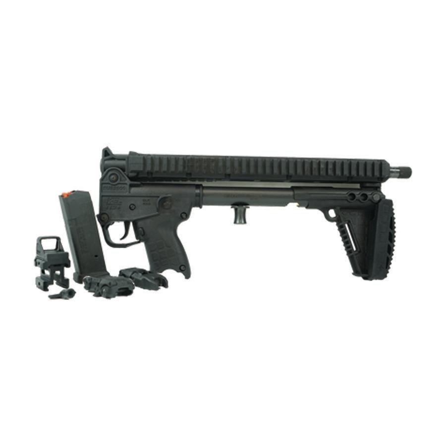 Kel-Tec Defender SUB2000 Gen 3 Rifle 9mm Luger 15rd Magazine(Glock Compatible) 16.15" Barrel Viridian RFX11 and MagPul Flip Sights Picture of Kel-Tec Cnc Industries Inc. KEL-TEC SUB2000 9MM DEFENDER VIRIDIAN RFX11 MagPul Flip Sight Set