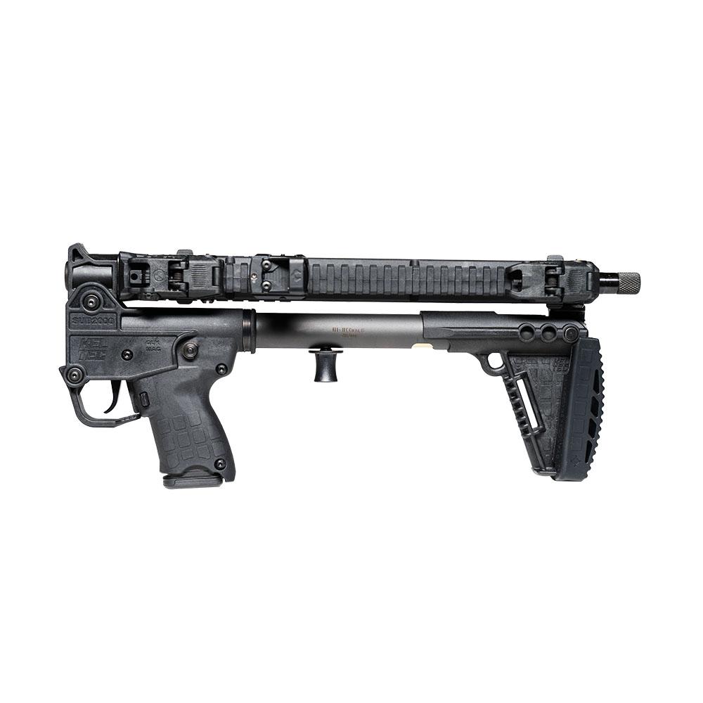 Kel-Tec Defender SUB2000 Gen 3 Rifle 9mm Luger 15rd Magazine(Glock Compatible) 16.15" Barrel Viridian RFX11 and MagPul Flip Sights Picture of Kel-Tec Cnc Industries Inc. KEL-TEC SUB2000 9MM DEFENDER VIRIDIAN RFX11 MagPul Flip Sight Set