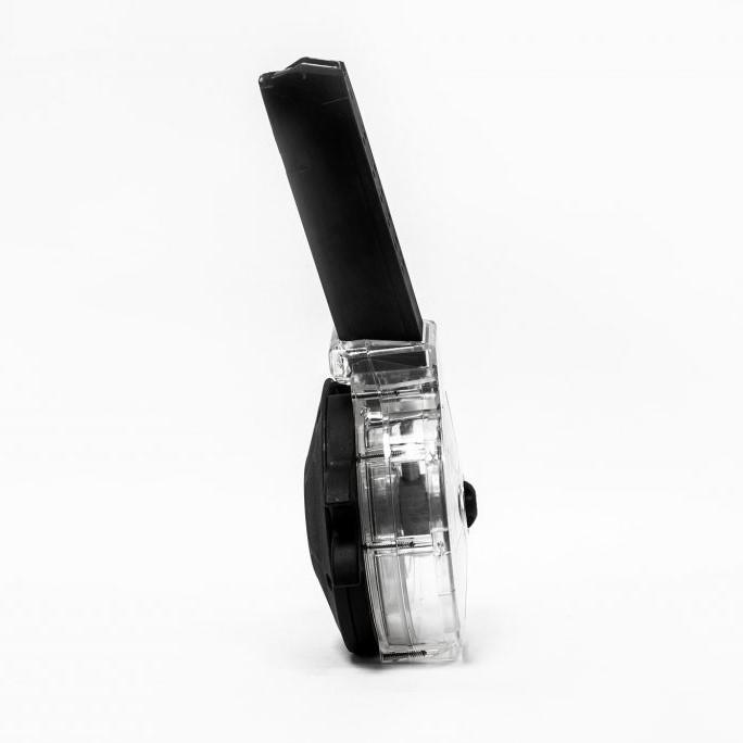 KCI USA Glock Drum Magazine 40 S&W 50/rd Black Picture of KCI Usa Inc. KCI USA 40 S&W 50RD MAGAZINE FOR GLOCK