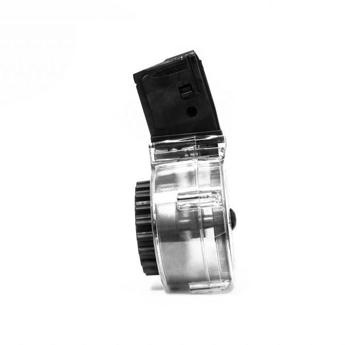 KCI USA AR-15 Rifle Drum Magazine .223/5.56x45mm 50/rd Black Picture of KCI Usa Inc. KCI USA AR15 50RD DRUM MAGAZINE