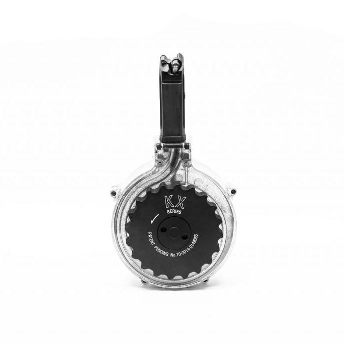 KCI USA AR-15 Rifle Drum Magazine .223/5.56x45mm 50/rd Black Picture of KCI Usa Inc. KCI USA AR15 50RD DRUM MAGAZINE