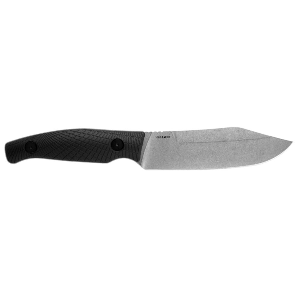 Kershaw Camp 5 Fixed Knife 4-3/4" Clip Point Blade Black Picture of Kershaw Knives Kershaw Camp 5 Fixed Blade Knife Black FRN (4.75" Stonewash)