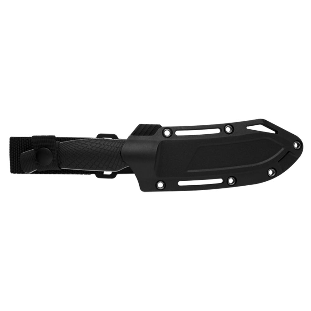 Kershaw Camp 5 Fixed Knife 4-3/4" Clip Point Blade Black Picture of Kershaw Knives Kershaw Camp 5 Fixed Blade Knife Black FRN (4.75" Stonewash)