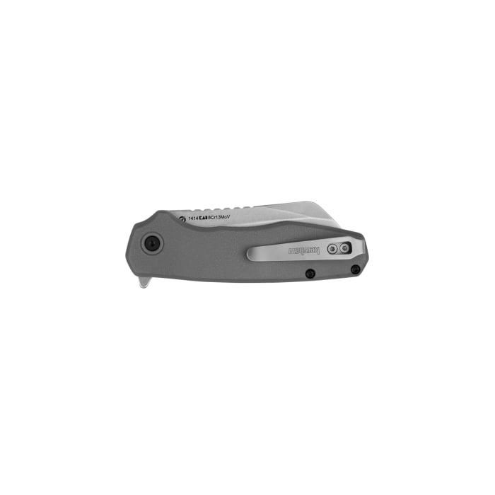Kershaw Wharf Folding Knife 2-4/5" Cleaver Blade Grey Picture of Kershaw Knives Kershaw WHARF