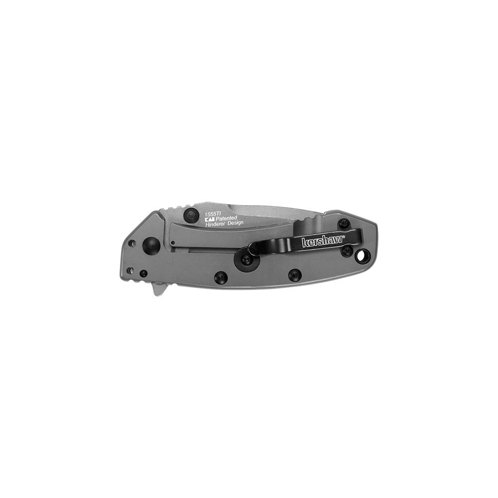 Kershaw Cryo Folding Knife 2-3/4" Drop Point Blade Matte Grey Picture of Kershaw Knives Kershaw Cryo Assisted Opening Knife (2.75" Gray)