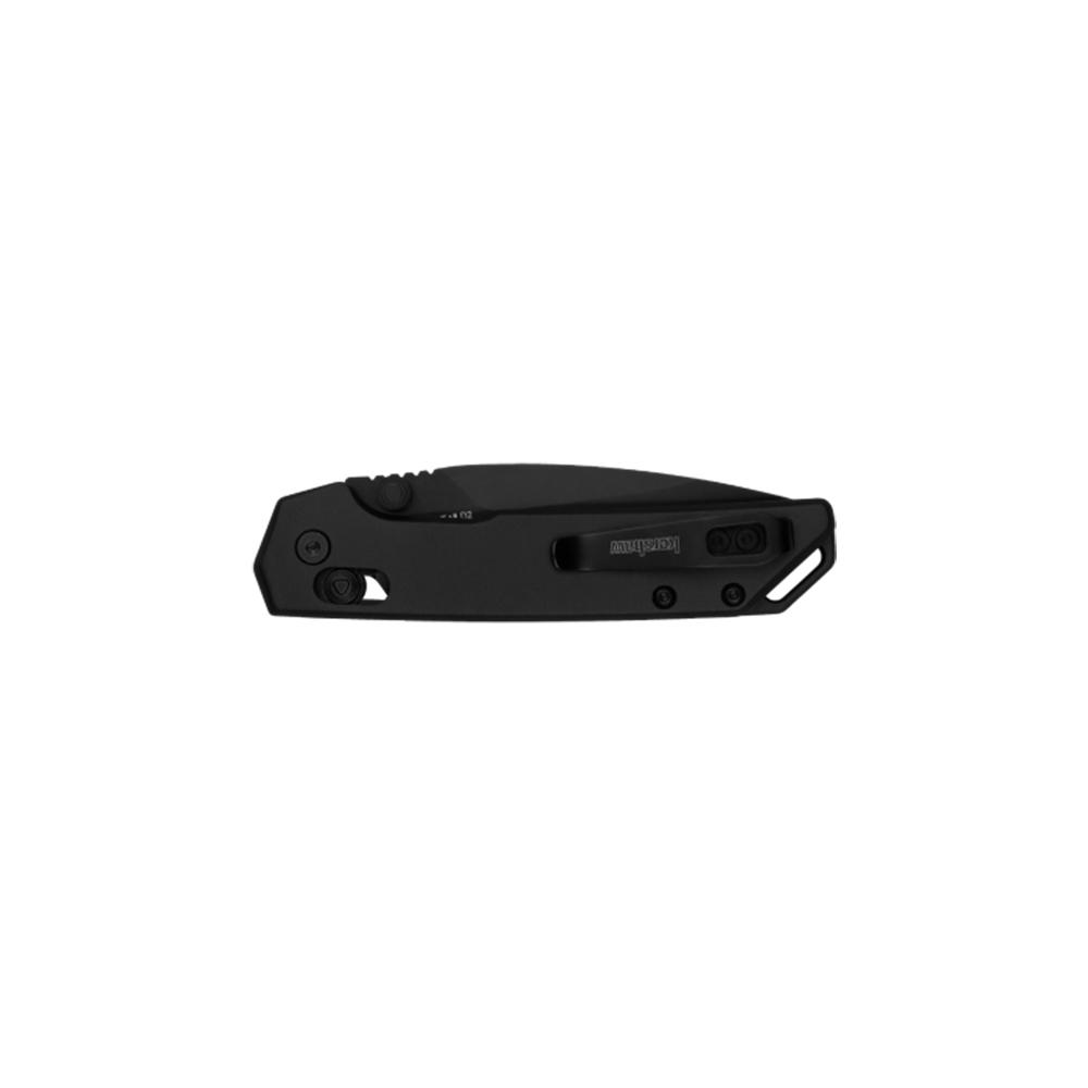 Kershaw Mini Iridium Folding Knife 3" Spear Point Blade Black Picture of Kershaw Knives KERSHAW MINI IRIDIUM BLACK FOLDING (3'')