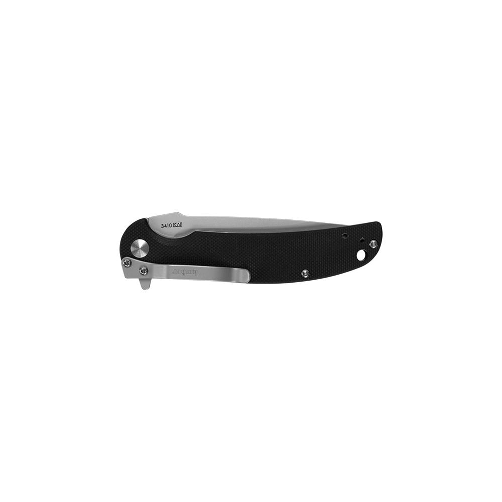 Kershaw Chill Folding Knife 3" Drop Point Blade Black Picture of Kershaw Knives Kershaw Chill Liner Lock Flipper Knife (3.125" Bead Blast)