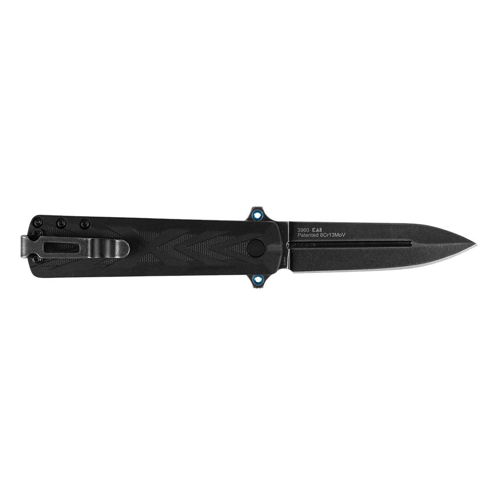 Kershaw Barstow Folding Knife 3" Spear Point Blade Black Picture of Kershaw Knives Kershaw Barstow Assisted Opening Knife Black GFN (3" BlackWash)