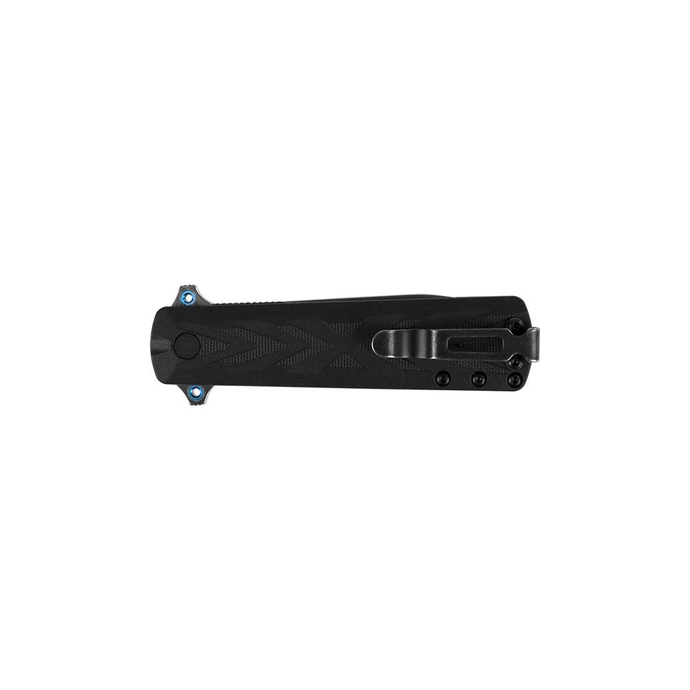 Kershaw Barstow Folding Knife 3" Spear Point Blade Black Picture of Kershaw Knives Kershaw Barstow Assisted Opening Knife Black GFN (3" BlackWash)