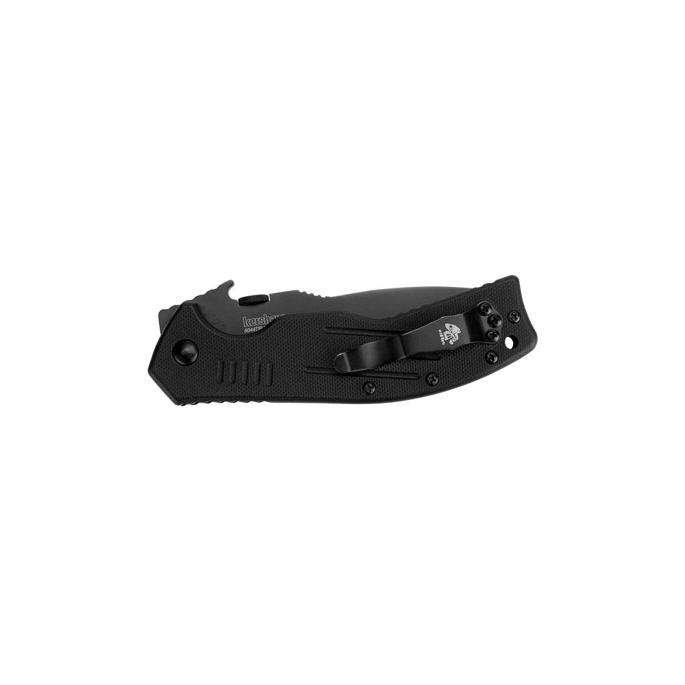 Kershaw CQC- 8K Folding Knife 3-1/2" American Tanto Blade Black Picture of Kershaw Knives Kershaw Emerson CQC-8K Tanto Liner Lock Knife (3.5" Black)