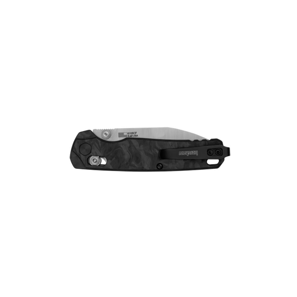 Kershaw Bel Air Folding Knife 3.1" Reverse Tanto Blade Carbon Fiber Black Picture of Kershaw Knives KERSHAW BEL AIR CARBON FIBER FOLDING STONEWASH (3.1'')
