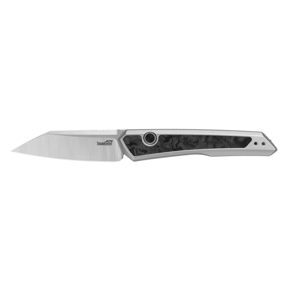 Kershaw Launch 20 Automatic Folding Knife 3" Reverse Tanto Blade Silver and Black Picture of Kershaw Knives Kershaw Launch 20 - Alum Clr/Magnacut SW 2TN Auto 3in