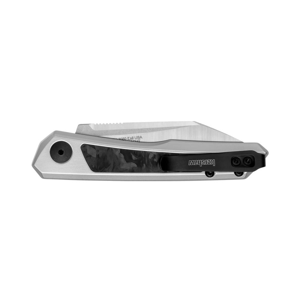 Kershaw Launch 20 Automatic Folding Knife 3" Reverse Tanto Blade Silver and Black Picture of Kershaw Knives Kershaw Launch 20 - Alum Clr/Magnacut SW 2TN Auto 3in