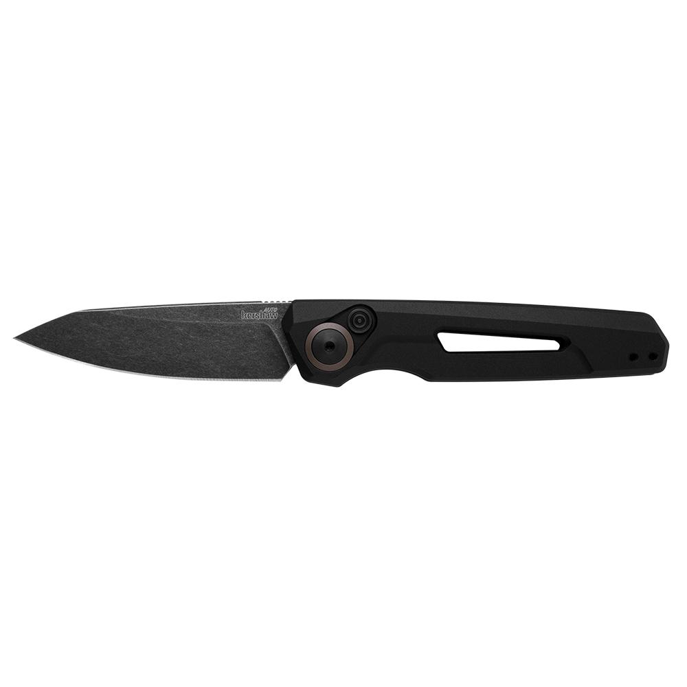 Kershaw Launch 11 Automatic Knife 2-3/4" Drop Point Blade Black Picture of Kershaw Knives Kershaw Launch 11 Automatic Knife Black Aluminum (2.75" Blackwash)