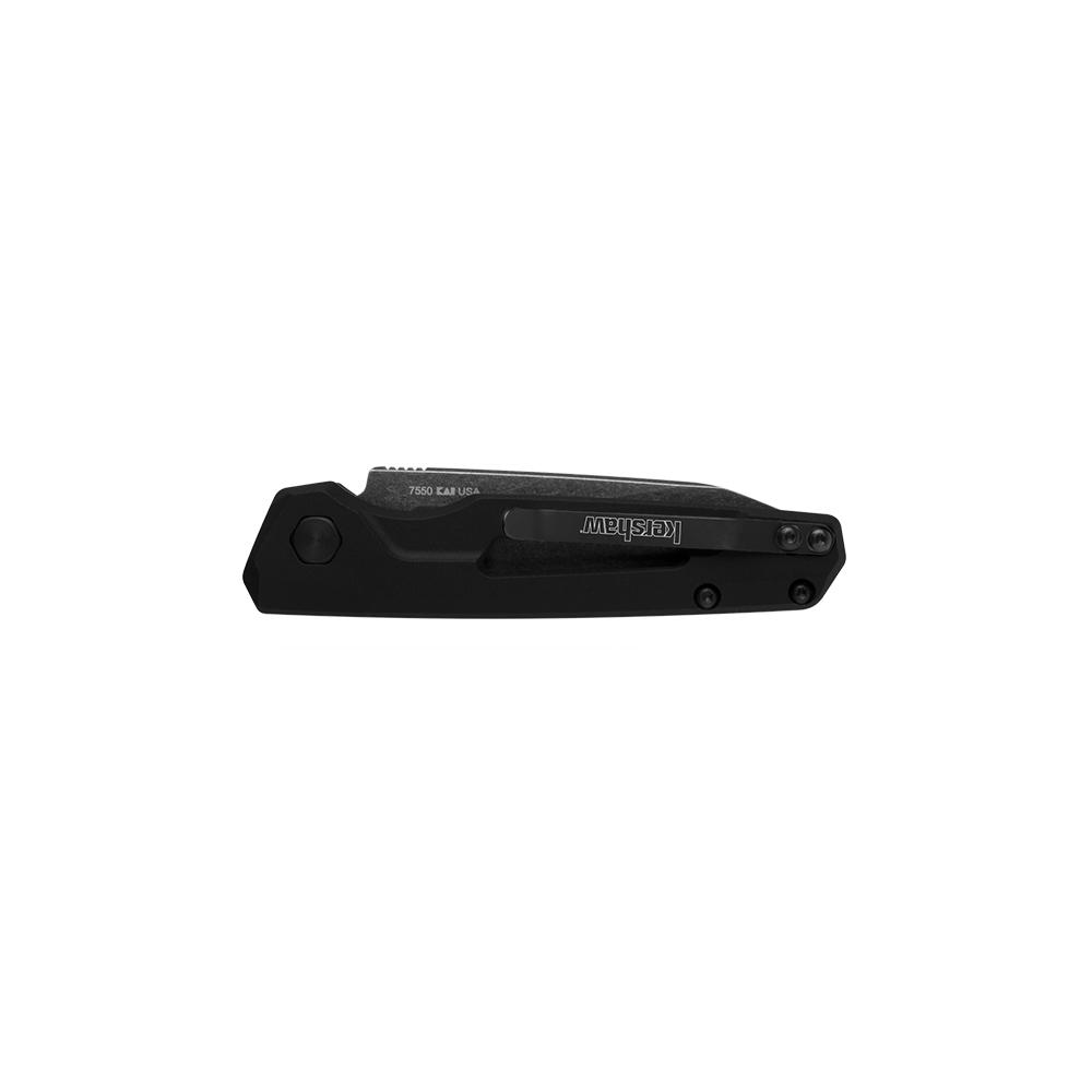 Kershaw Launch 11 Automatic Knife 2-3/4" Drop Point Blade Black Picture of Kershaw Knives Kershaw Launch 11 Automatic Knife Black Aluminum (2.75" Blackwash)