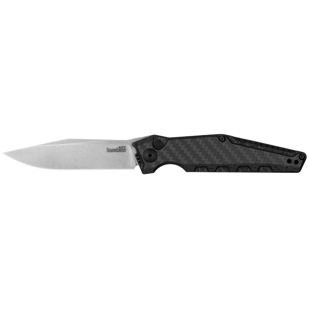 Kershaw Launch 7 Automatic Folding Knife 3-7/10" Clip Point Blade Black Picture of Kershaw Knives Kershaw Launch 7 - Alum Blk/Magnacut SW Auto 3.7in