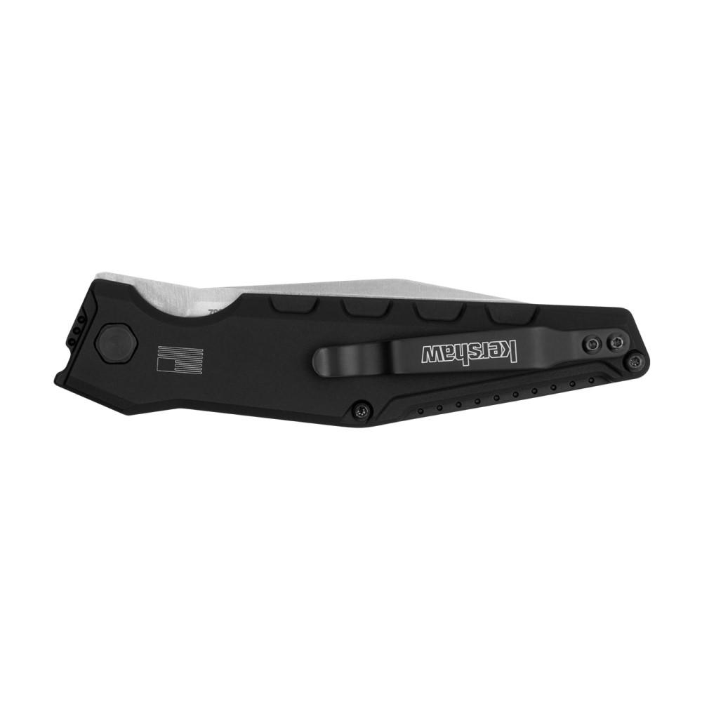 Kershaw Launch 7 Automatic Folding Knife 3-7/10" Clip Point Blade Black Picture of Kershaw Knives Kershaw Launch 7 - Alum Blk/Magnacut SW Auto 3.7in