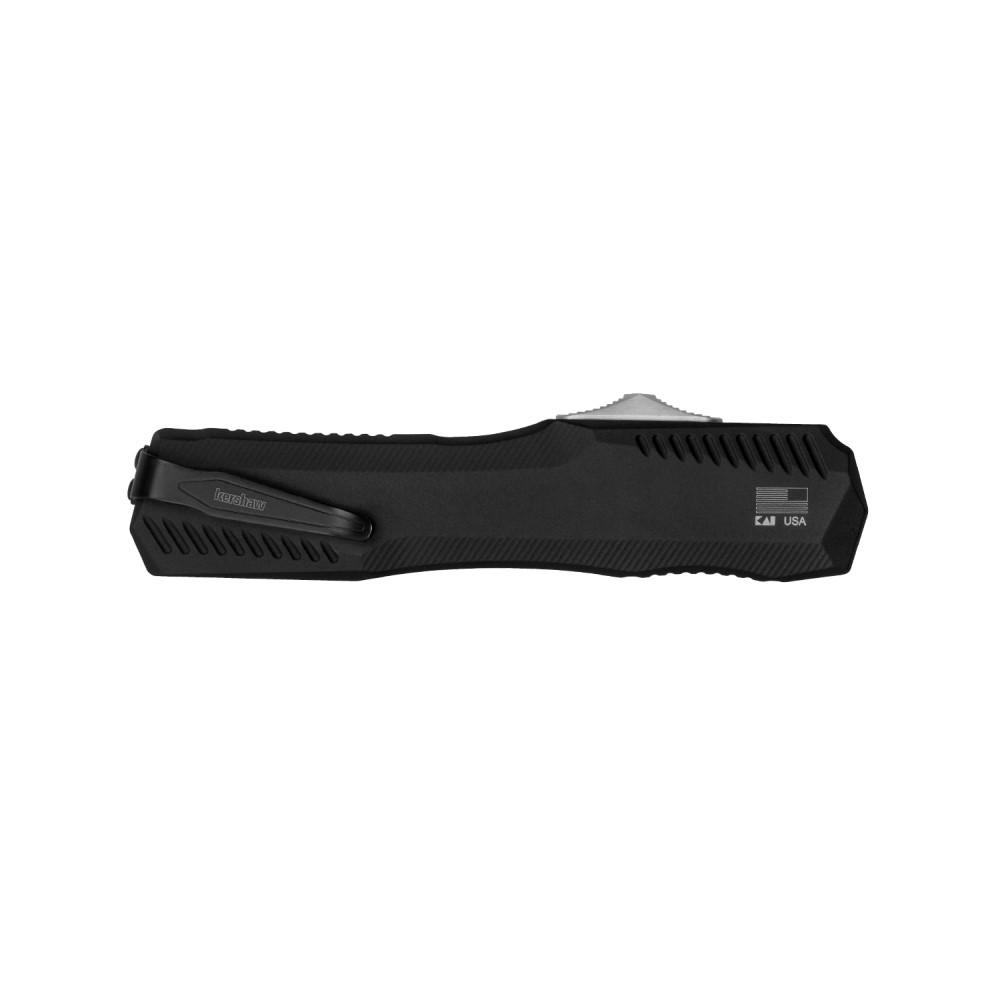 Kershaw Livewire OTF Automatic Knife 3-3/10" Drop Point Blade Black Picture of Kershaw Knives Kershaw Livewire OTF Automatic Knive 3.3" Blade