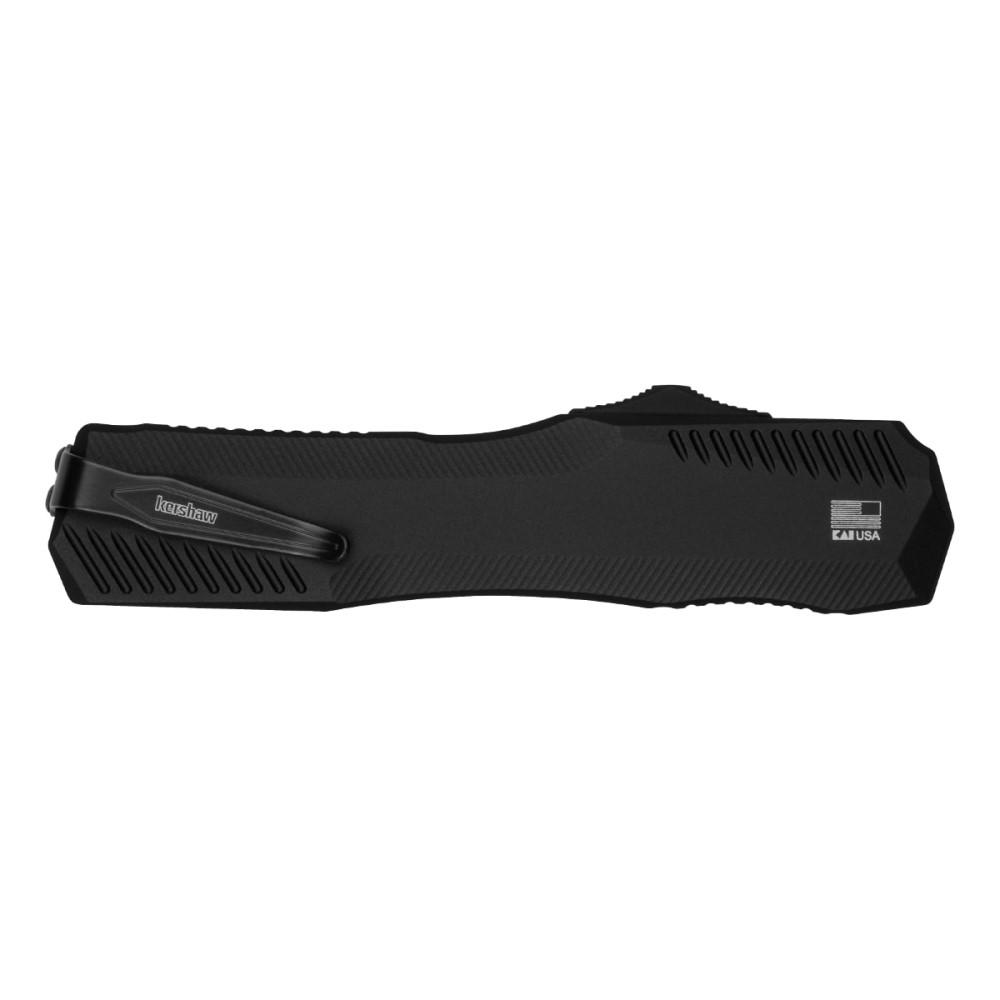 Kershaw Livewire OTF Automatic Knife 3-3/10" Spear Point Blade Black with Black Blade Picture of Kershaw Knives KERSHAW LIVEWIRE AUTOMATIC ALUM BLK/MAGNACUT (BLK 3.3")