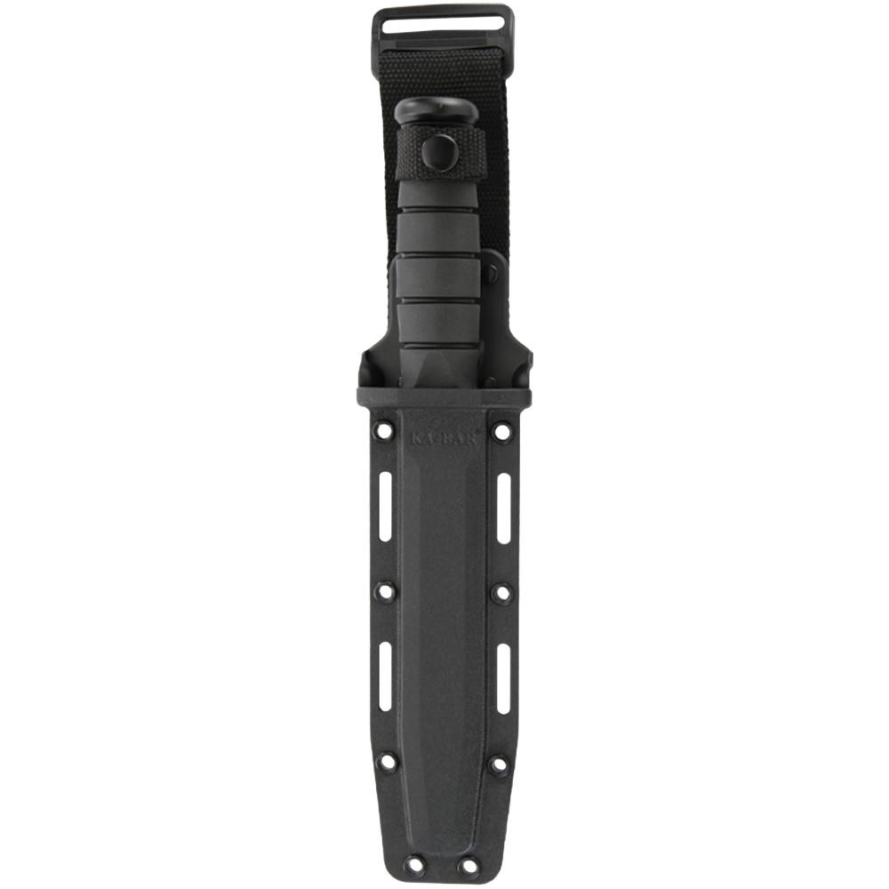Ka-Bar Ka-Bar Fixed Knife 7" Clip Point Blade Black with Sheath Picture of Ka-Bar Knives Inc. FIGHTING/UTILITY KNIFE-BLACK STR EDGE