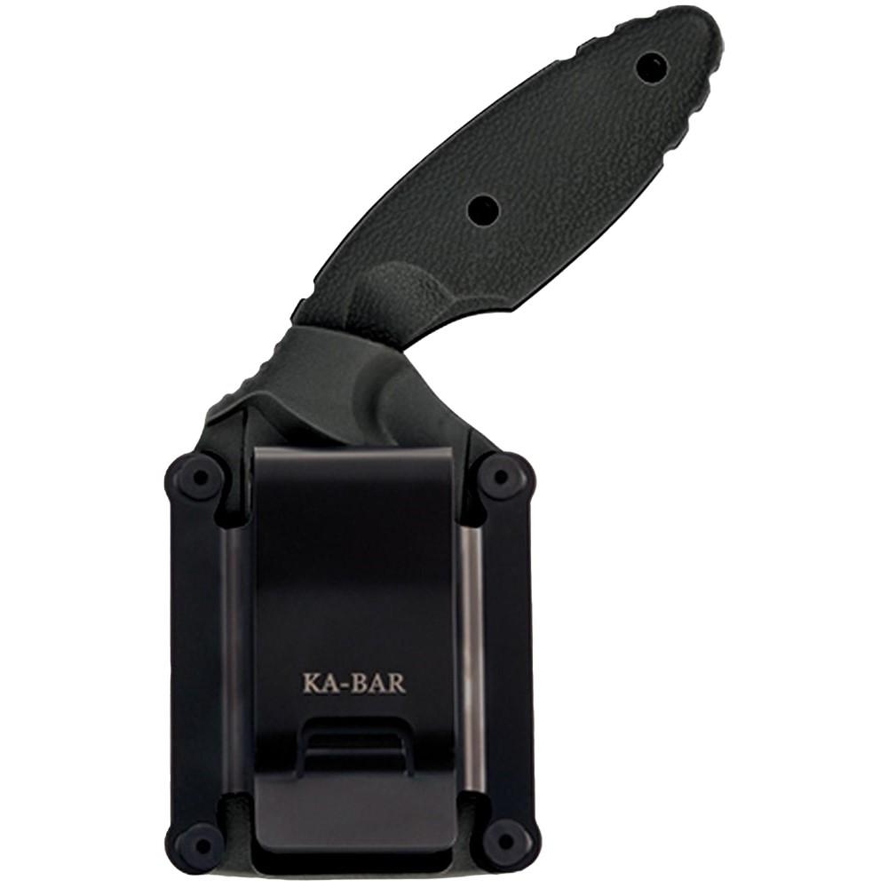 Ka-Bar Original TDI Fixed Knife 2-3/10" Drop Point Blade Black with Sheath Picture of Ka-Bar Knives Inc. TDI LAW ENFORCEMENT-BLACK STR EDGE