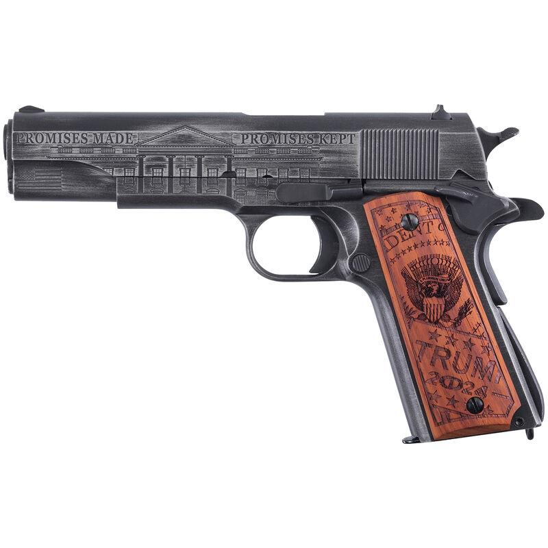 Kahr Arms Trump Save America Special Edition 1911 Handgun .45 Cal 7rd Magazine 5" Barrel Grey with Wood Grips Picture of Kahr Arms Trump Save America SE 1911 .45 Cal 5in brl 7rd mag
