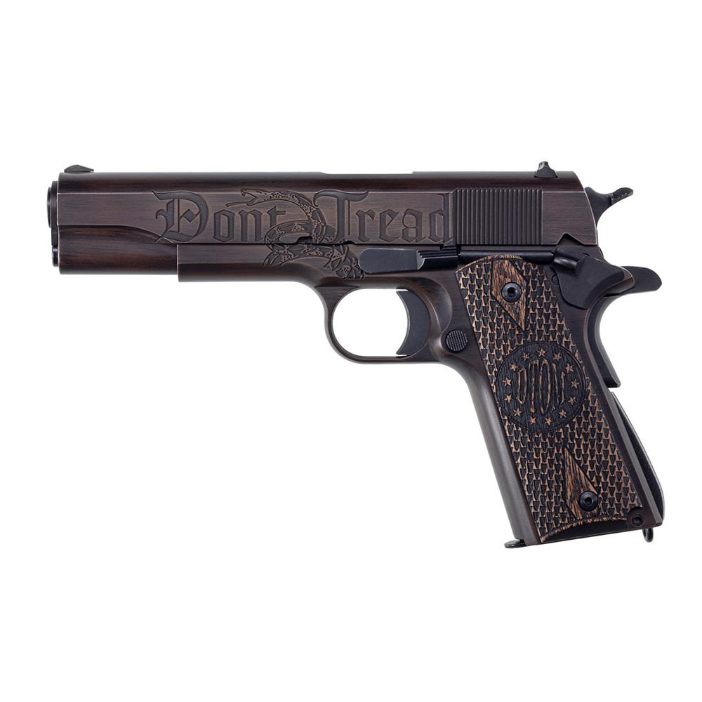 Kahr Arms Liberty Special Edition 1911 Handgun .45 Cal 7rd Magazine 5" Barrel Engraved Wood Grip Picture of Kahr Arms LIBERTY SPECIAL EDITION 1911 45CAL 5IN BBL GONACLO WOOD GRIP ENGRAVED