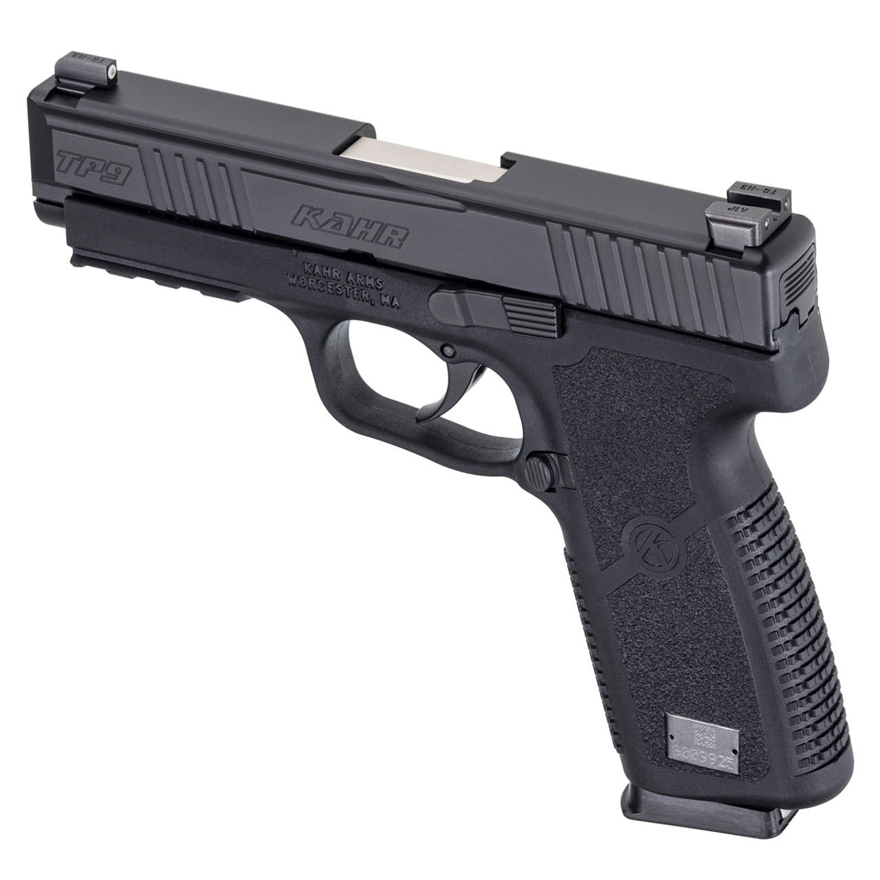 Kahr TP-2 Handgun 9mm Luger 8rd Magazines(2) 4.0" Barrel Black Frame TruGlo Night Sights Picture of Kahr Arms Kahr TP-2 9MM 4.0" BBL Black TruGlo NS 2-8rd mags