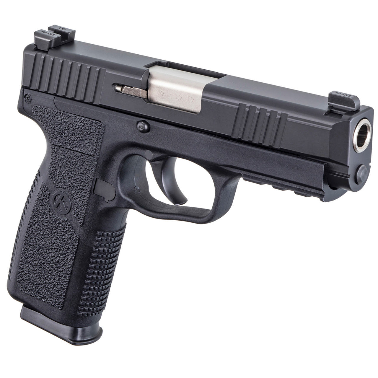 Kahr TP-2 Handgun 9mm Luger 8rd Magazines(2) 4.0" Barrel Black Frame TruGlo Night Sights Picture of Kahr Arms Kahr TP-2 9MM 4.0" BBL Black TruGlo NS 2-8rd mags