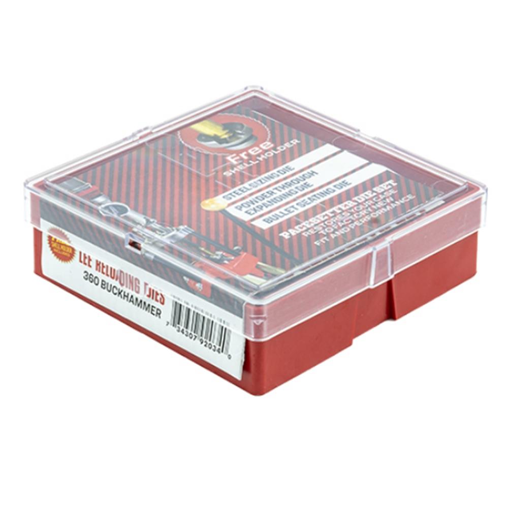 Lee Pacesetter 3-Die Steel Pistol Set .360 Buckhammer Picture of Lee Precision LEE 3 DIE STEEL 360 BUCKHAMMER