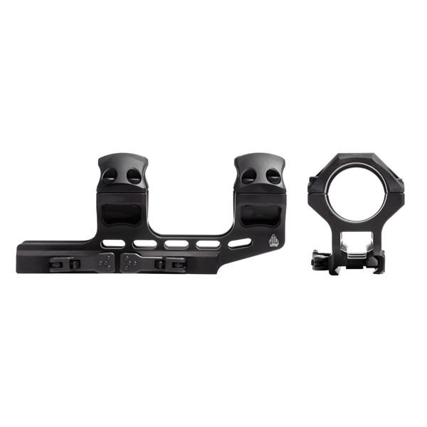 Leapers UTG ACCU-SYNC QR Cantilever Mount 30mm High w 34mm Offset - Matte Black Picture of Leapers Inc. UTG ACCU-SYNC QR Cantilever Mount 30mm High Pro. 34mm Offset