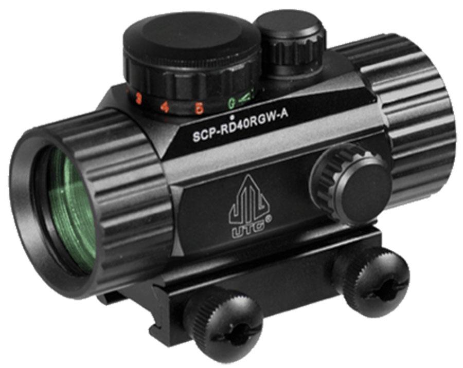 Leapers UTG 3.8" ITA Red/Green CQB Dot Sight with Integral QD Mount Picture of Leapers Inc. UTG NEW GEN 4" RED/GREEN DOT SIGHT