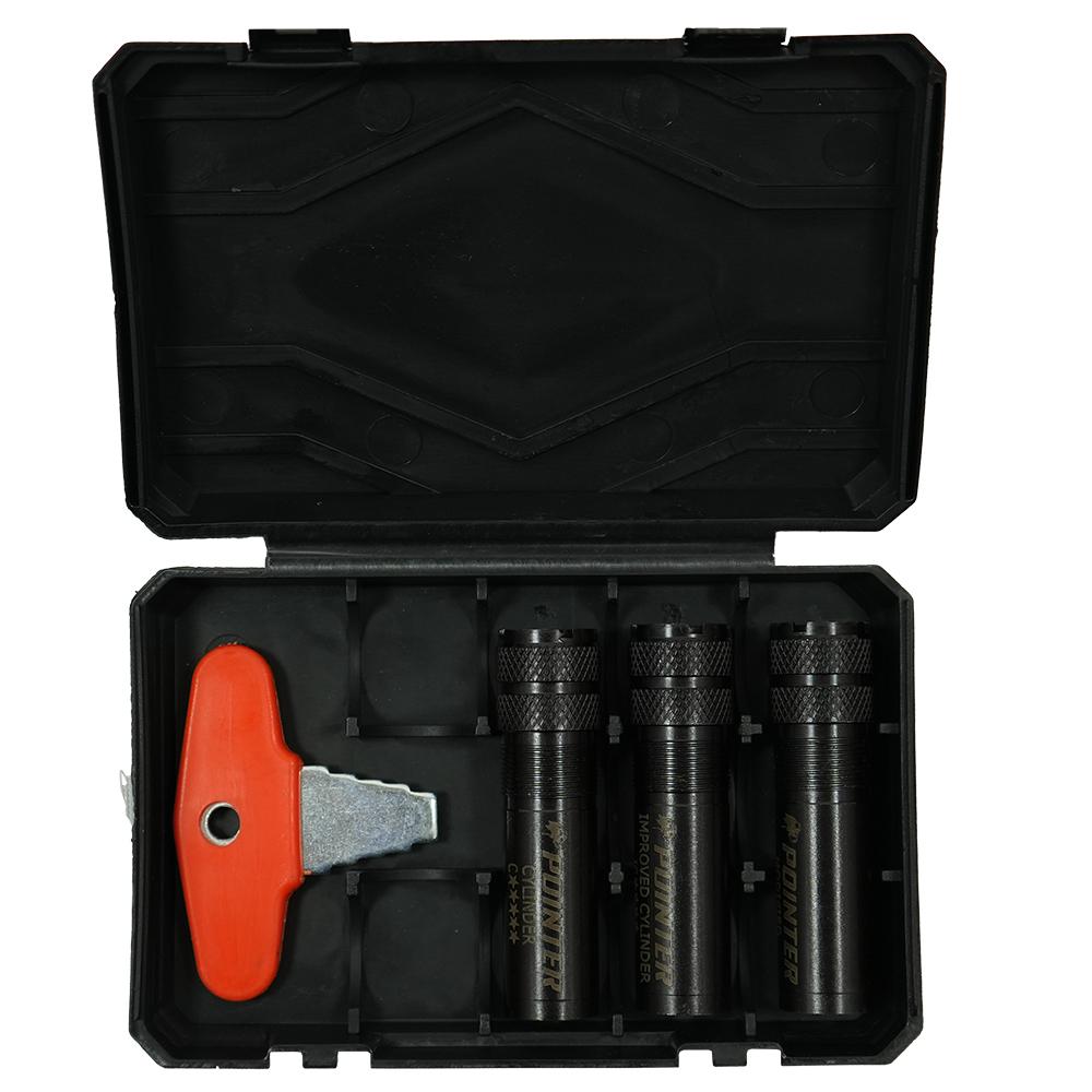 Pointer Over Under Shotgun 20 ga 3" Chamber 2rd Capacity 28" Barrel Black Picture of Legacy Sports International Pointer O/U 20ga 28in Case Colored