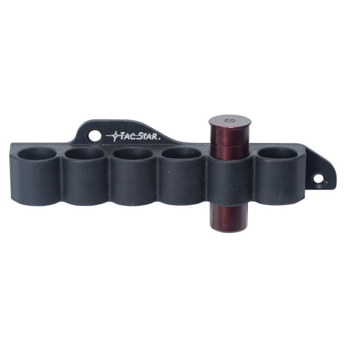 Tacstar Slimline Sidesaddle Shotshell Holder for Mossberg 500/590 Picture of Pachmayr Ltd Tacstar Slimline SideSaddle Moss 500590Maverick 88
