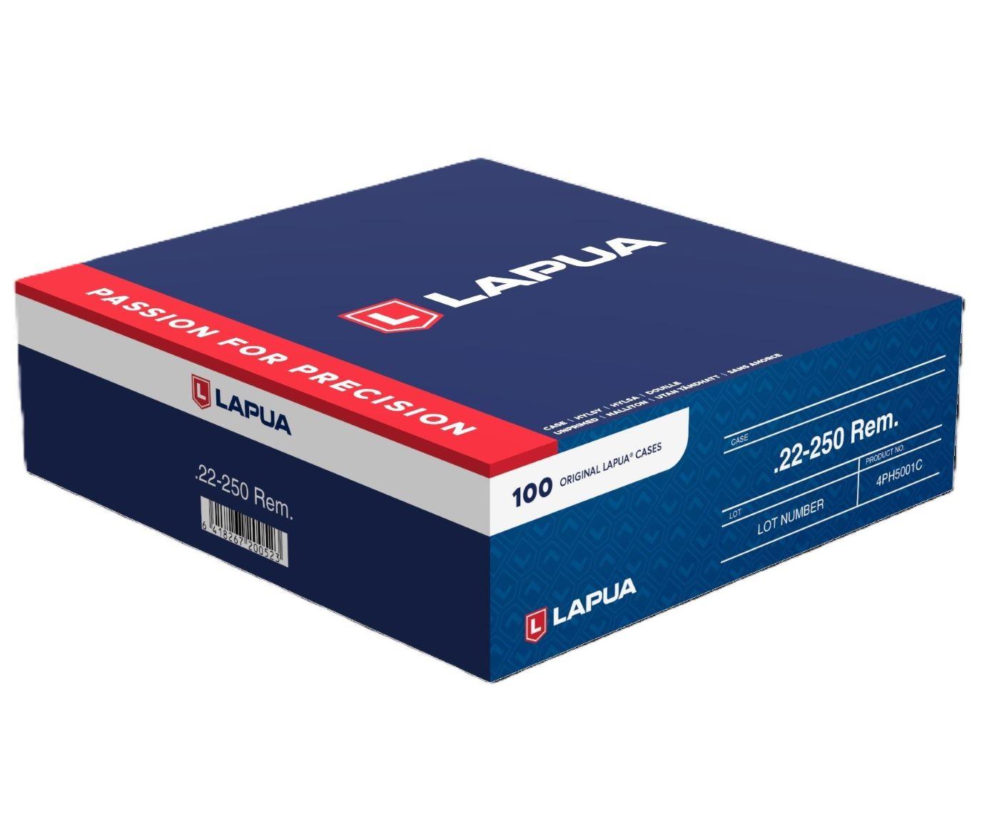 Lapua Unprimed Brass Rifle Cartridge Cases .22-250 Rem 100/ct Picture of Lapua Ammunition Lapua Unprimed Brass Rifle Cartridge Cases 100/ct .22-250 Rem