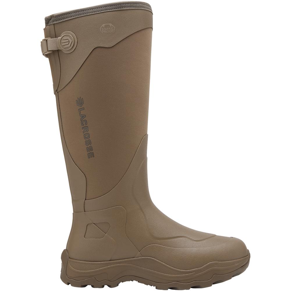 LaCrosse Mens Alpha Agility Snake Boot 17" Brown 11 Picture of Lacrosse Footwear Inc. LaCrosse Mens Alpha Agility Snake Boot 17" Brown Size 11