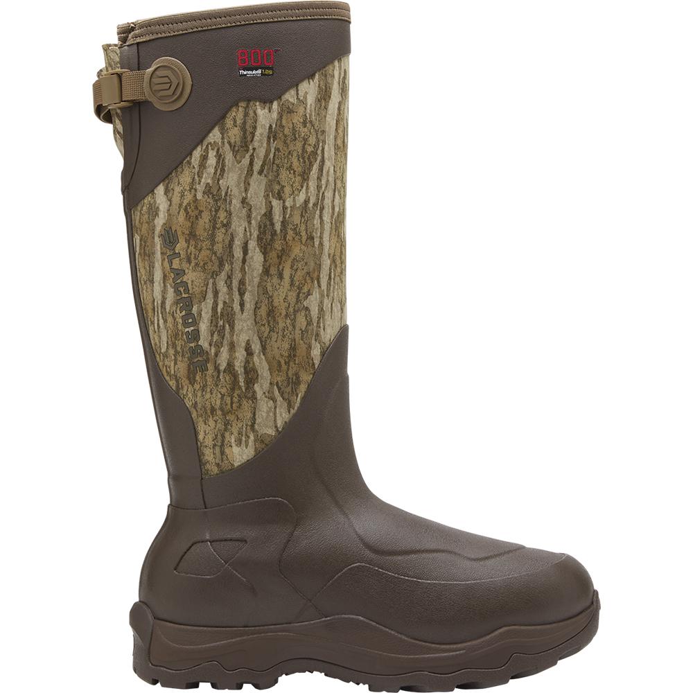 LaCrosse Alpha Agility 17" Boots 800G Insulated Mossy Oak Bottomland Size 9