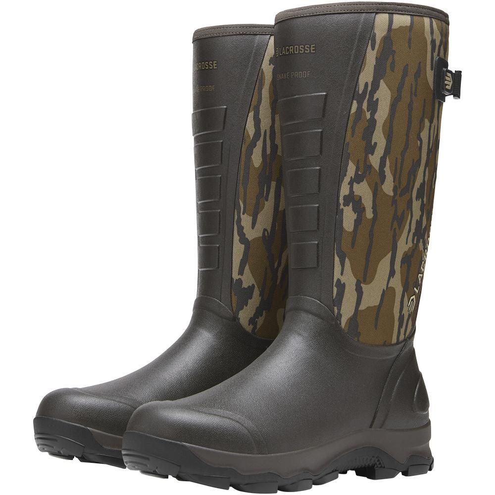 LaCrosse Men's Alpha Lite II Snake Boot 16'' Mossy Oak Original Bottomland 9 Picture of Lacrosse Footwear Inc. LaCrosse Alpha Lite II Snake Boot 16'' Mossy Oak Orig Bottomland Men Sz 9