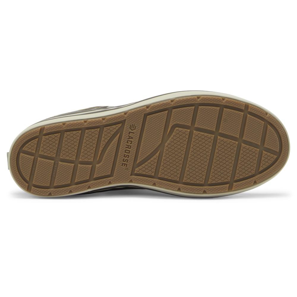 LaCrosse Mens Alpha Deck Boot 6" Olive/Camo Size 10 Picture of Lacrosse Footwear Inc. LaCrosse Mens Alpha Deck Boot 6" Black Olive/Camo Size 10