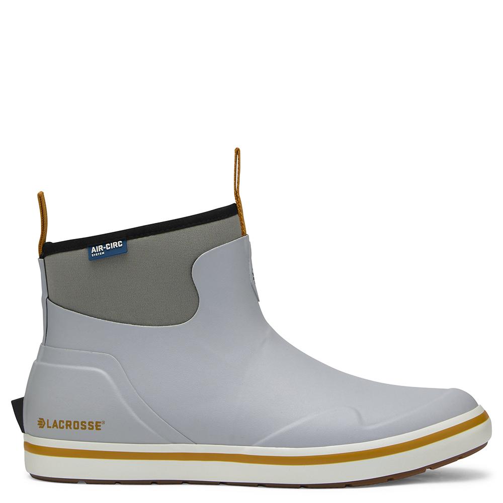 LaCrosse Mens Alpha Deck Boot 6" Wild Dove Grey Size 8