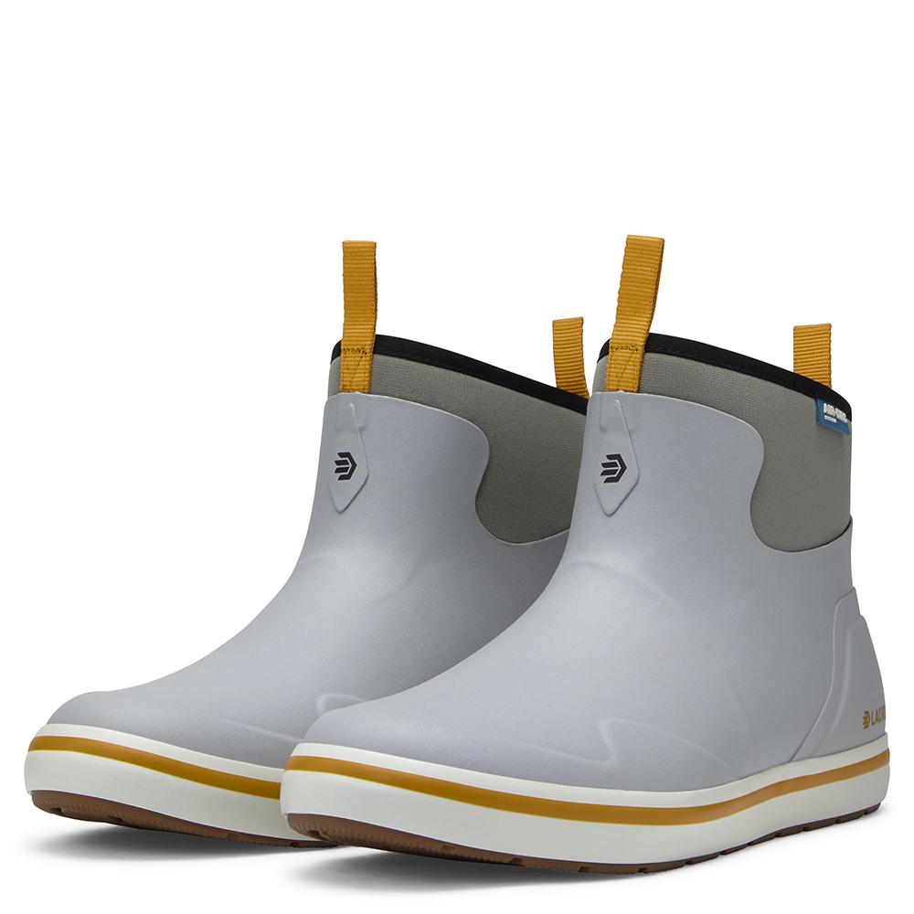 LaCrosse Mens Alpha Deck Boot 6" Wild Dove Grey Size 8 Picture of Lacrosse Footwear Inc. Lacrosse Alpha Deck Boot 6'' Wild Dove Size 8