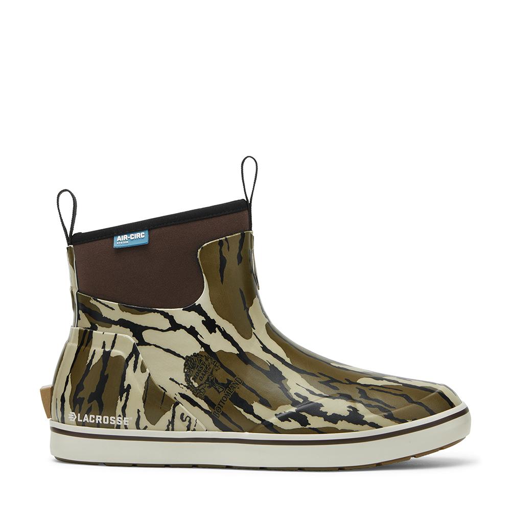 LaCrosse Mens Alpha Deck Boot 6" Mossy Oak Original Bottomland Size 13