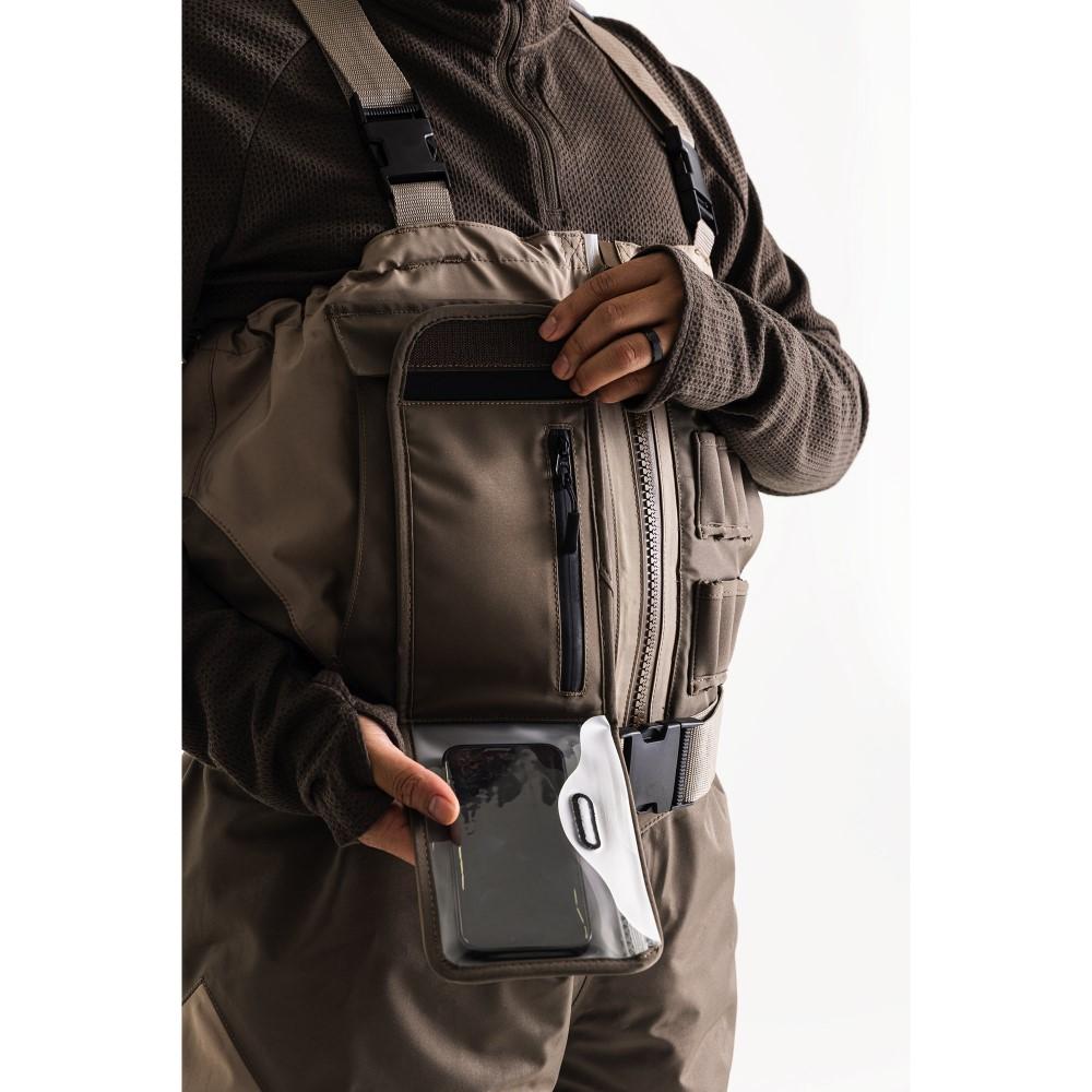 Lacrosse Alpha Agility Select Zip Waders Brown 1600G Size 9 Picture of Lacrosse Footwear Inc. Alpha Agility Select Zip Brown 1600G Size 9